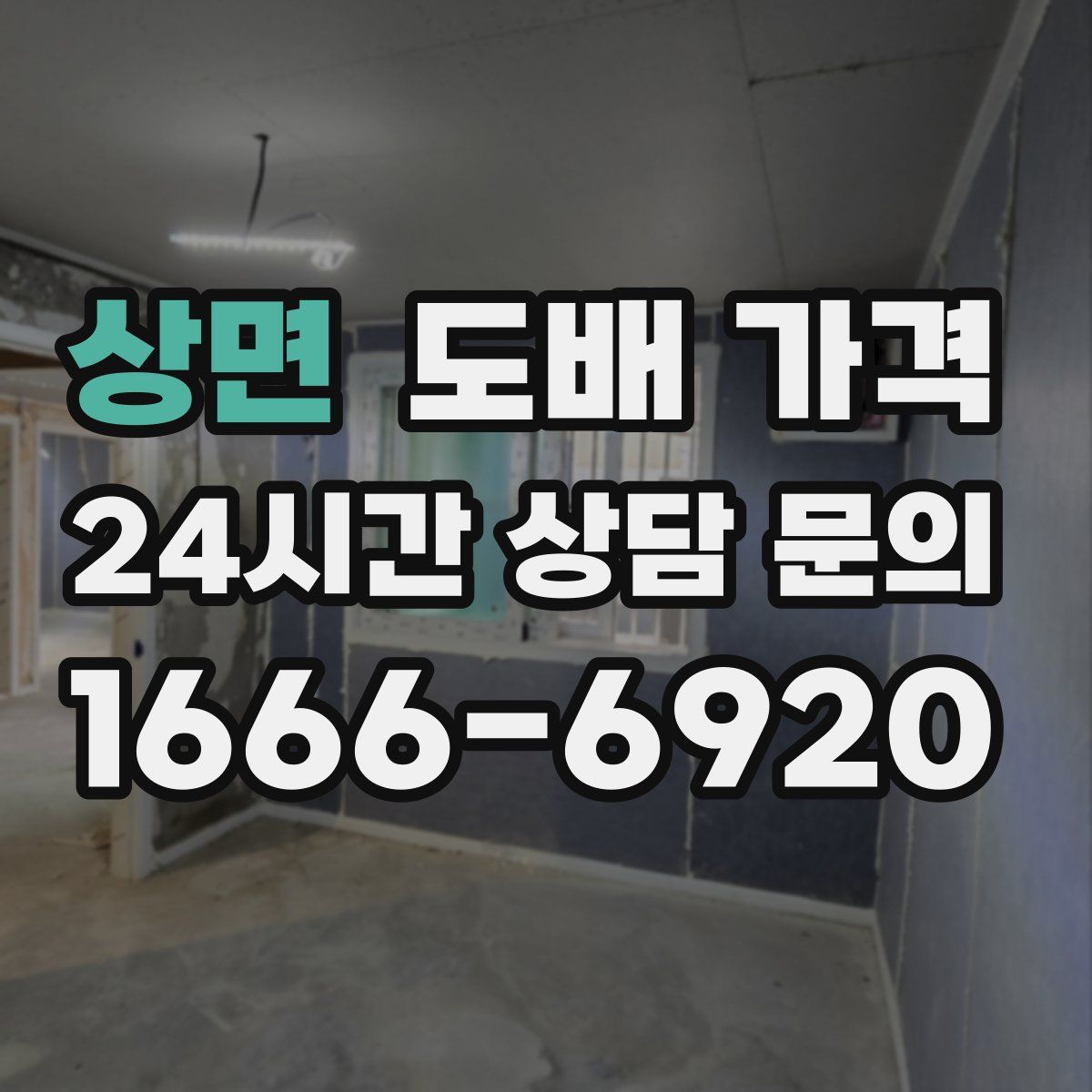 상면 도배 가격
