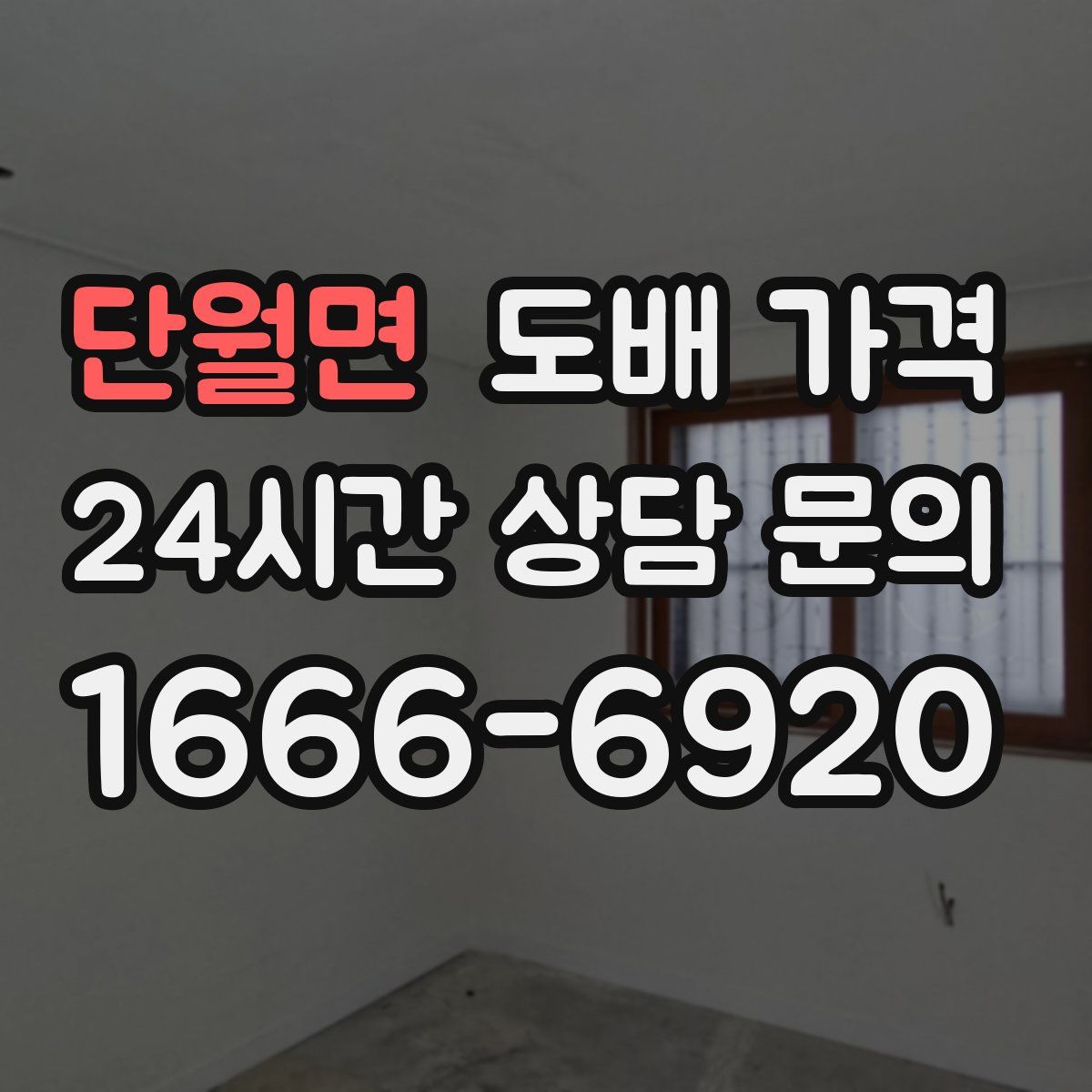 단월면 도배 가격
