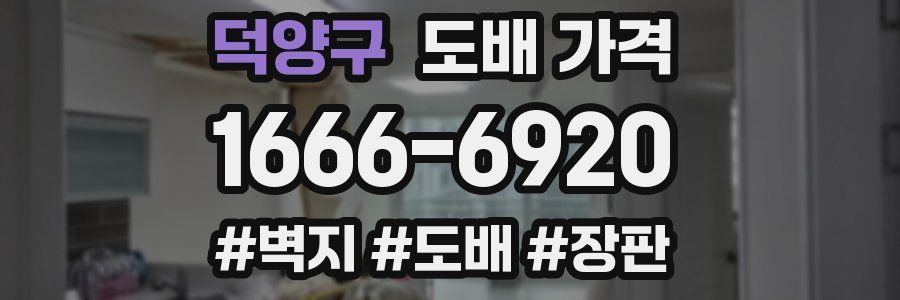 덕양구 도배 가격