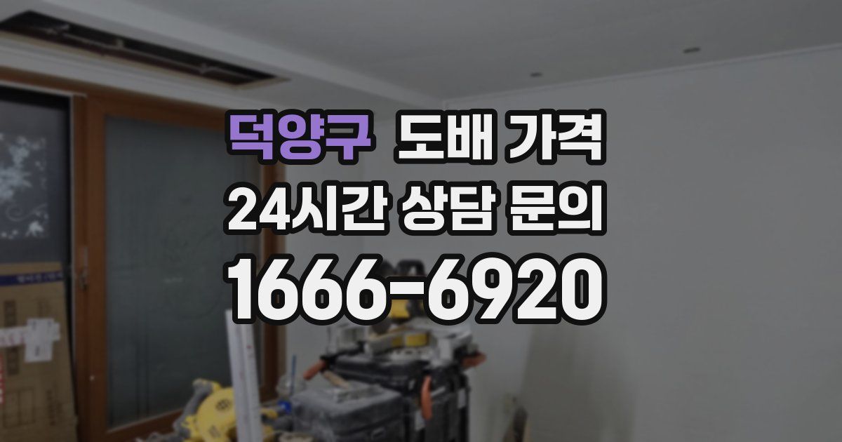 덕양구 도배 가격