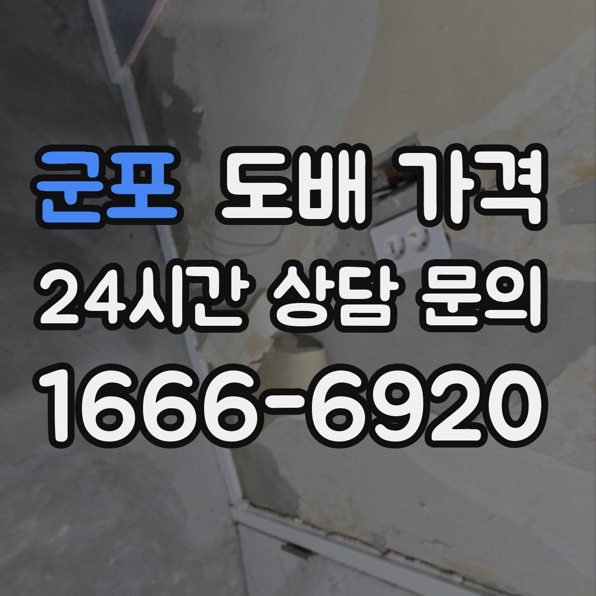 군포 도배 가격