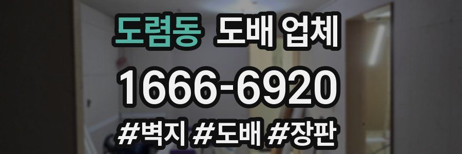 도렴동 도배 업체