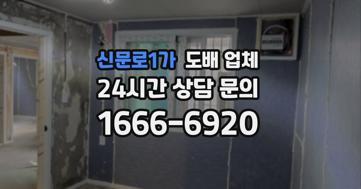 신문로1가 도배 업체