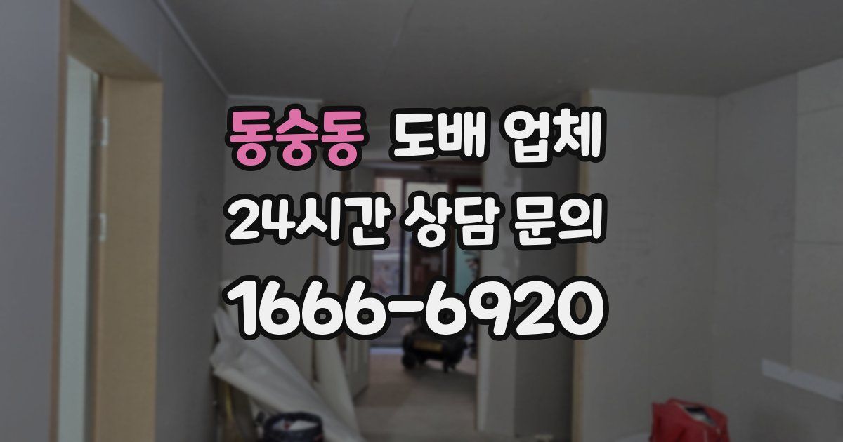 동숭동 도배 업체