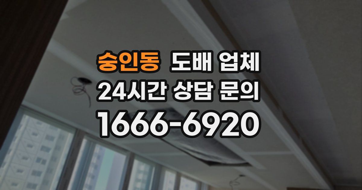 숭인동 도배 업체