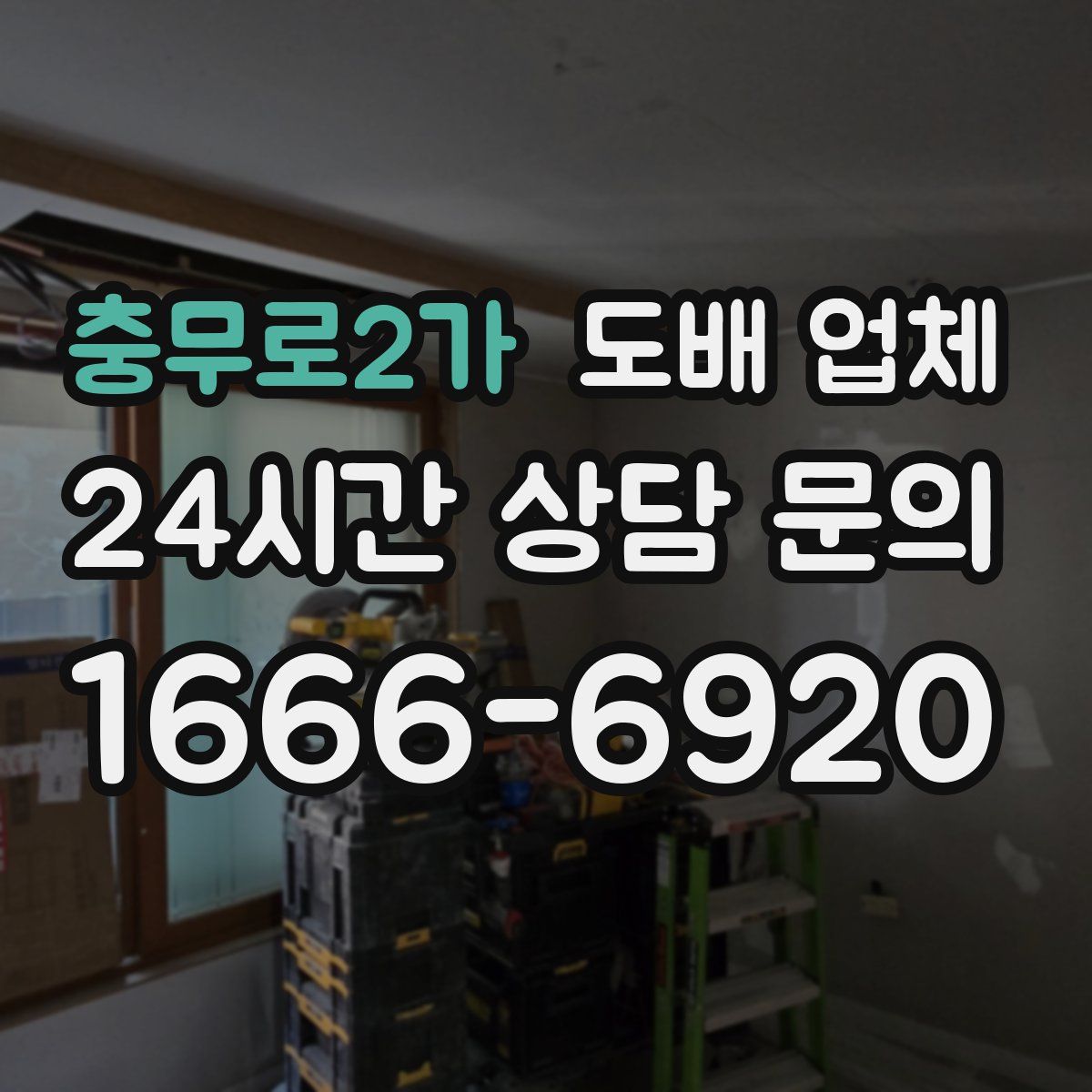 충무로2가 도배 업체