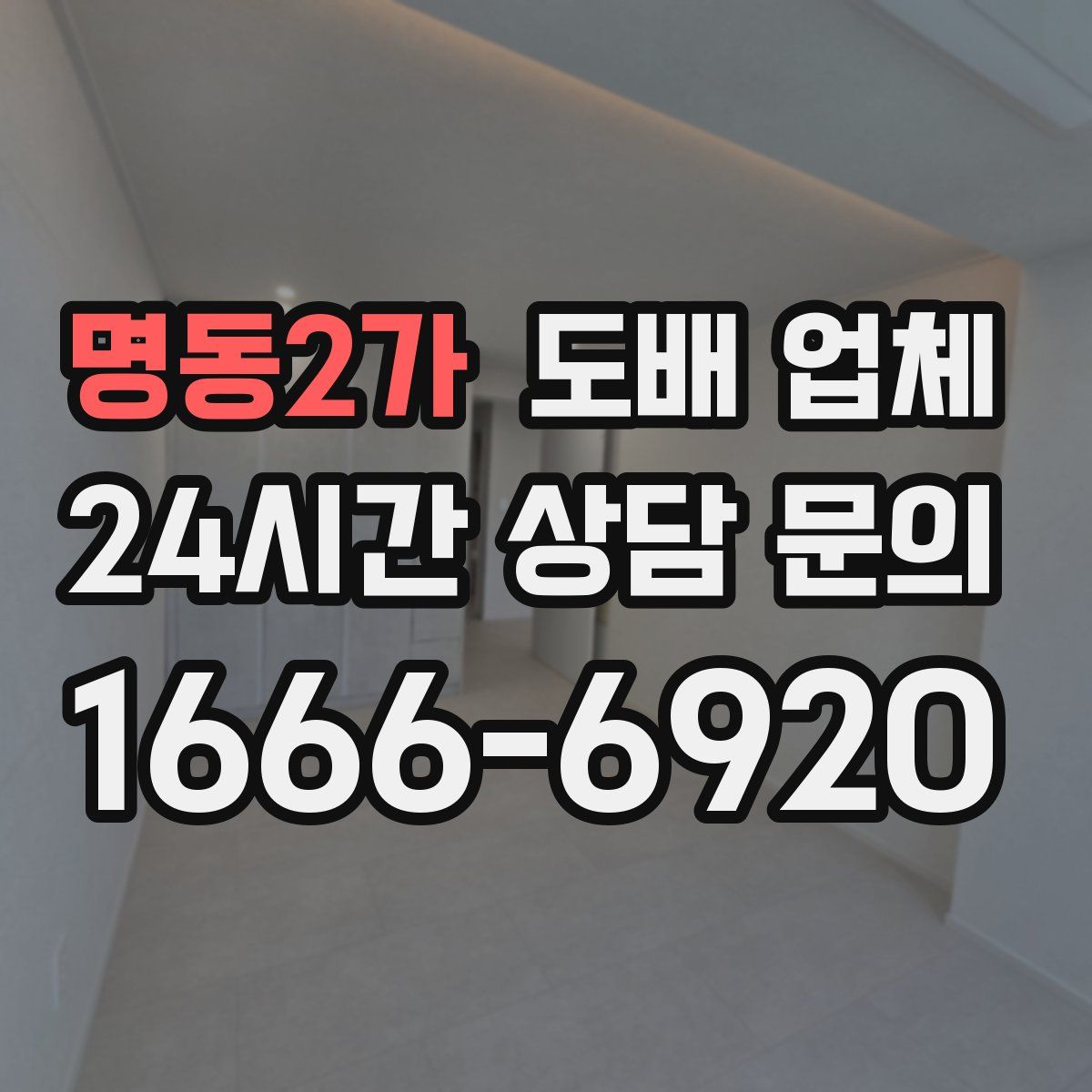 명동2가 도배 업체