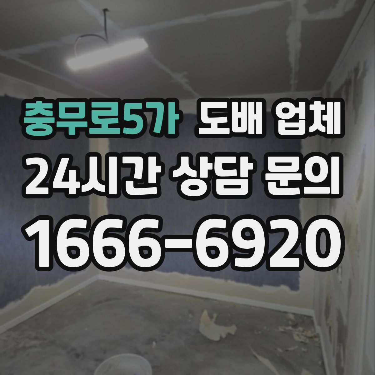 충무로5가 도배 업체