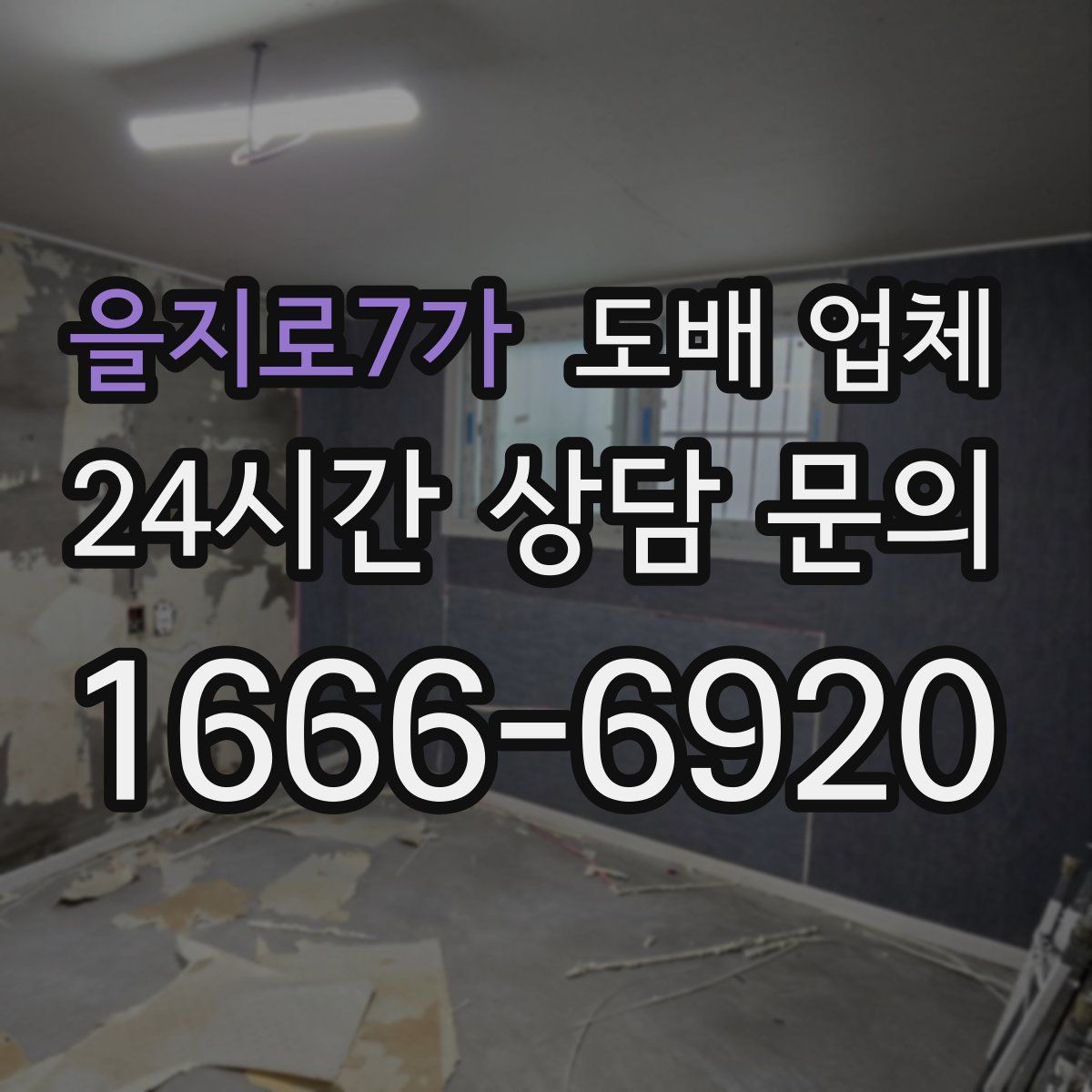 을지로7가 도배 업체