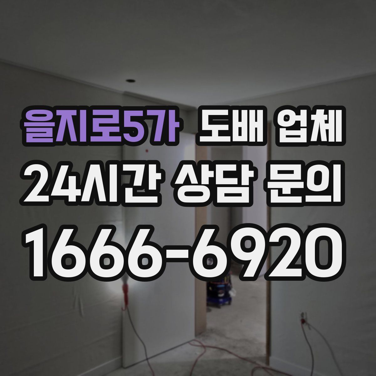 을지로5가 도배 업체