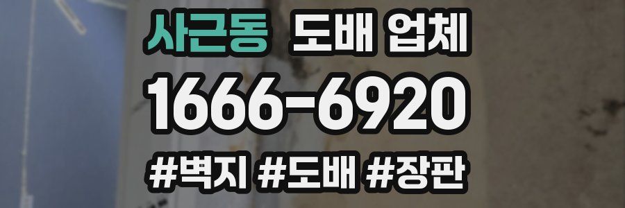 사근동 도배 업체