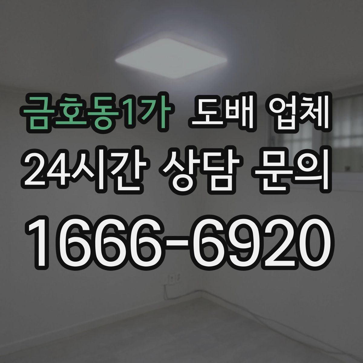 금호동1가 도배 업체