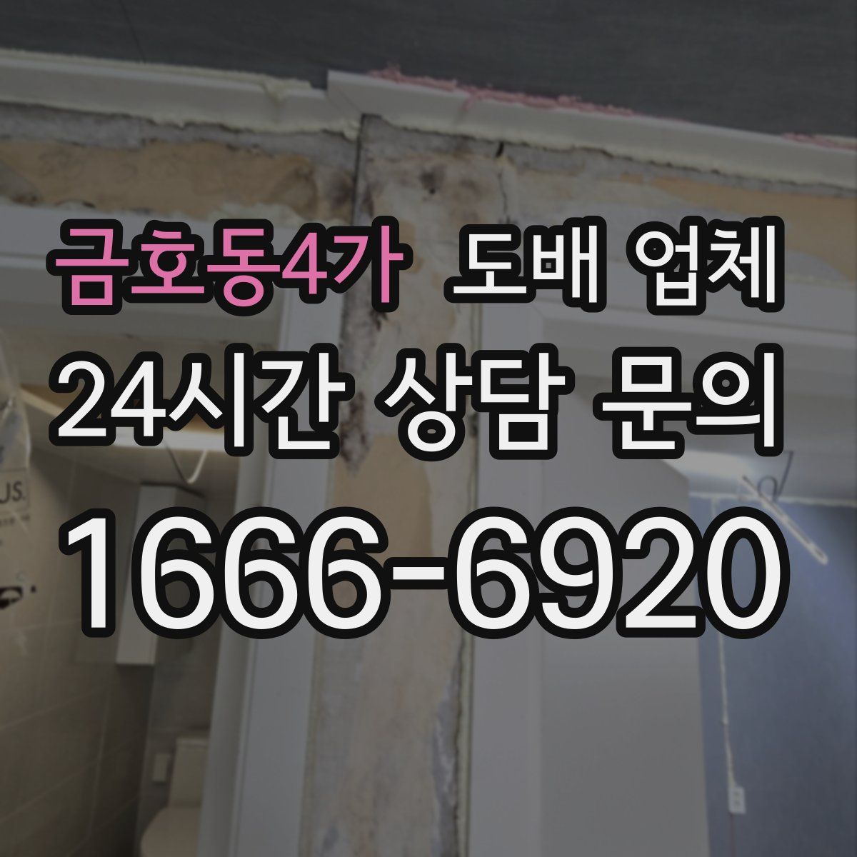 금호동4가 도배 업체