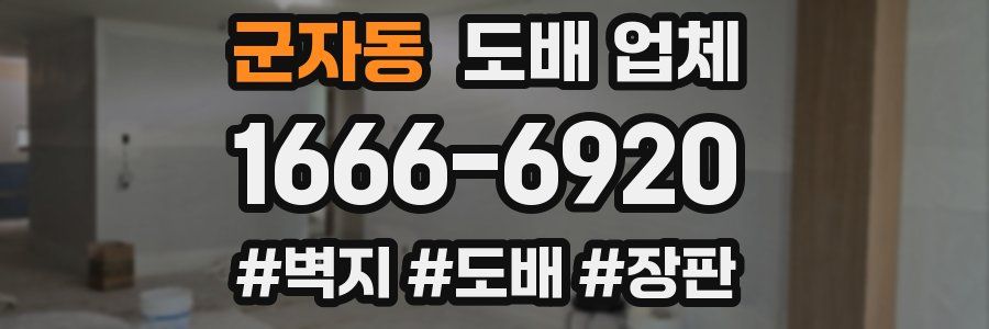 군자동 도배 업체