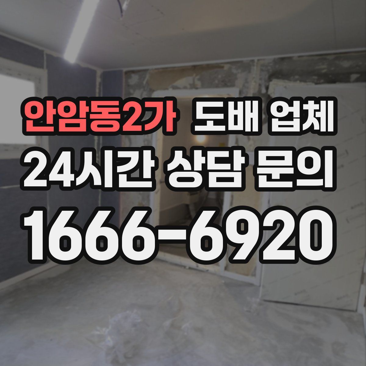 안암동2가 도배 업체