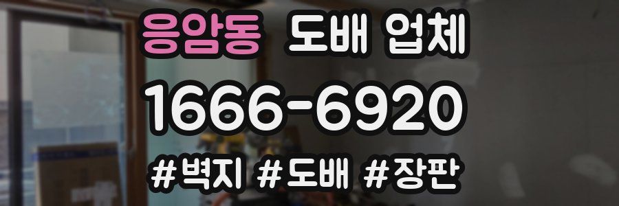 응암동 도배 업체