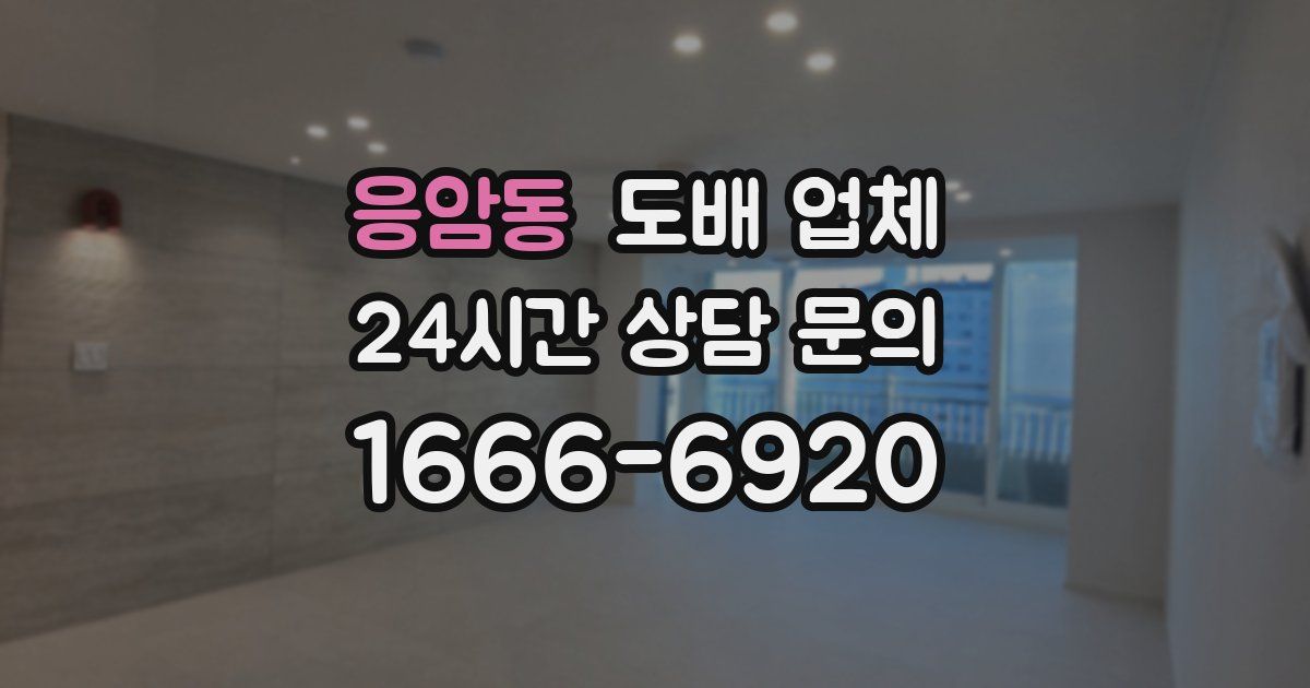 응암동 도배 업체