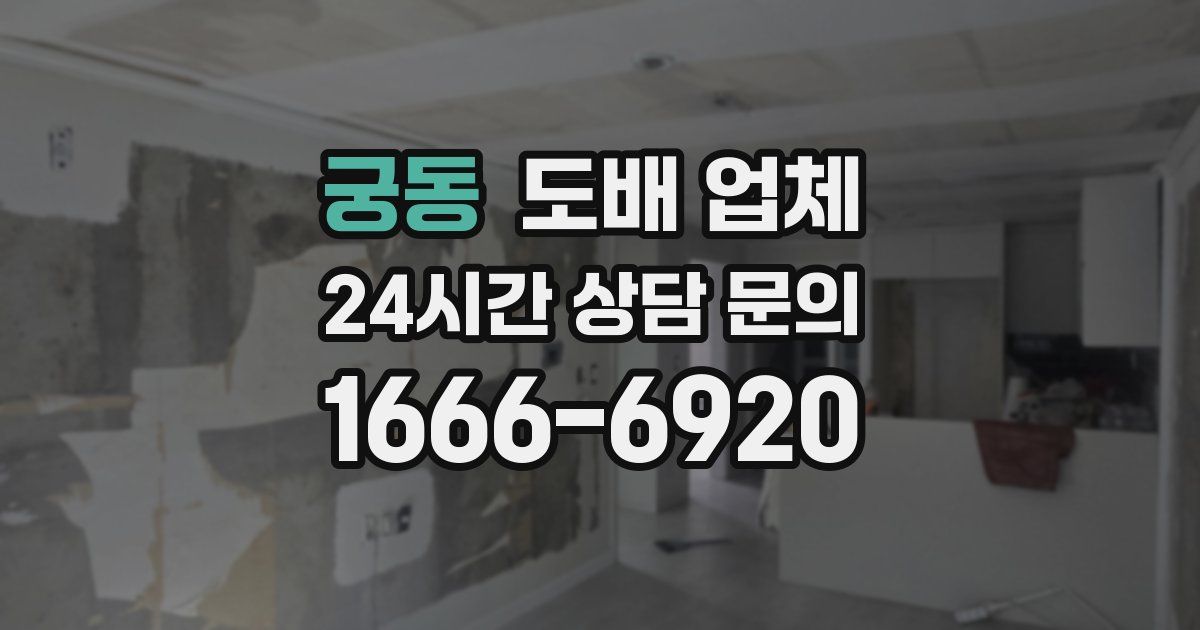 궁동 도배 업체