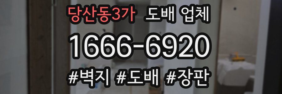 당산동3가 도배 업체