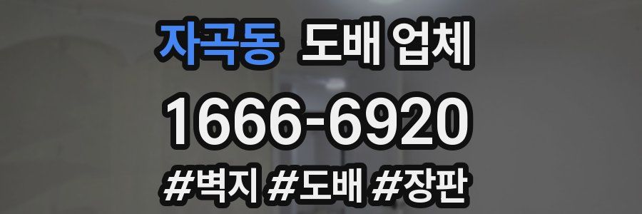 자곡동 도배 업체