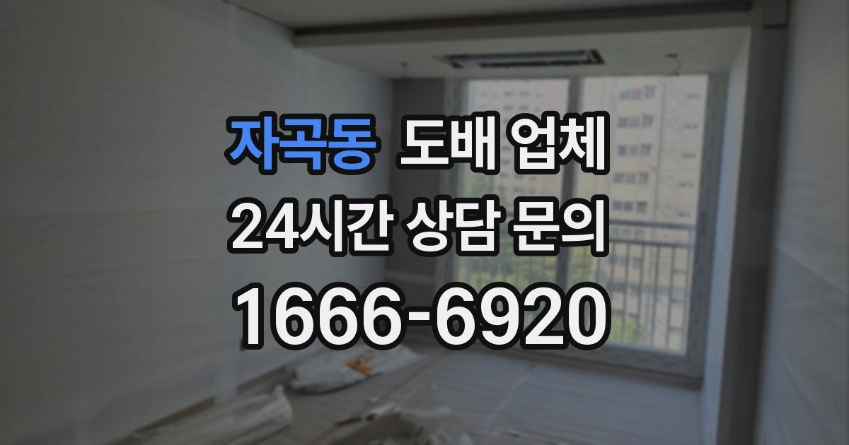 자곡동 도배 업체