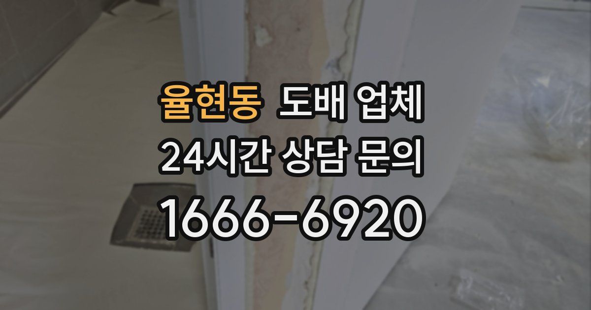 율현동 도배 업체