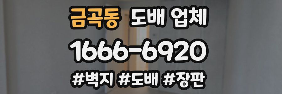 금곡동 도배 업체