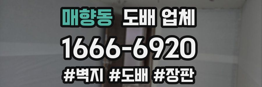 매향동 도배 업체
