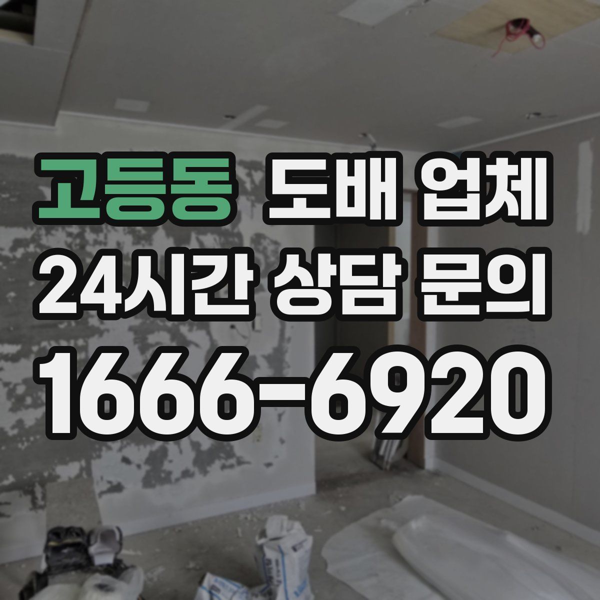 고등동 도배 업체