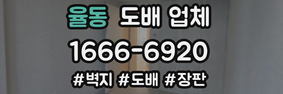 율동 도배 업체