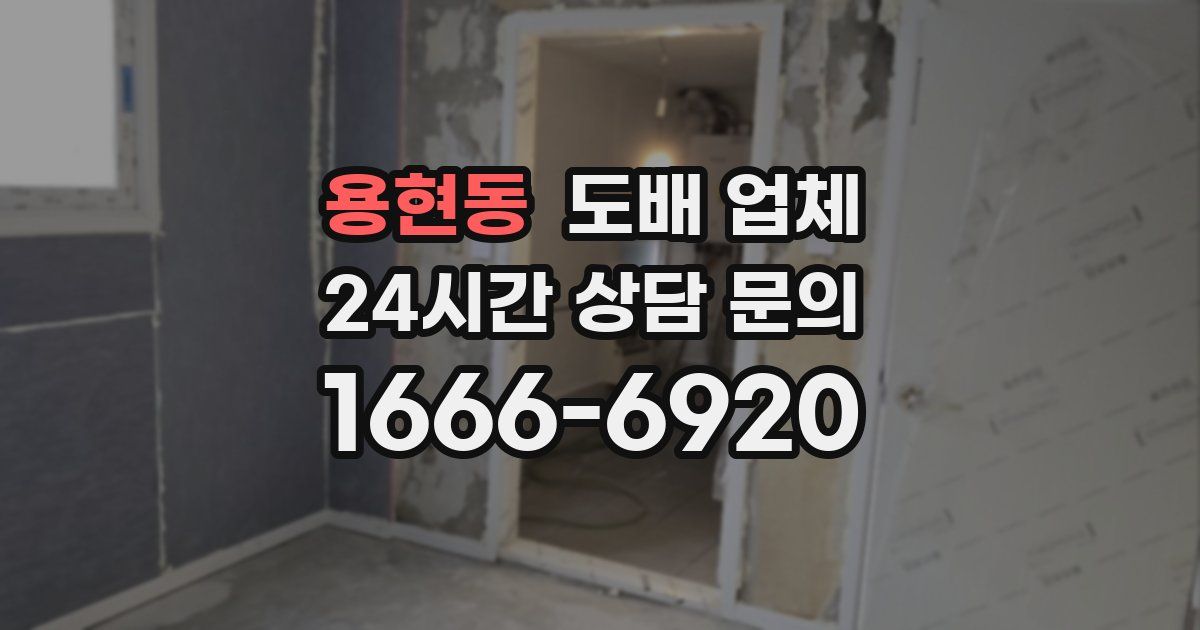 용현동 도배 업체