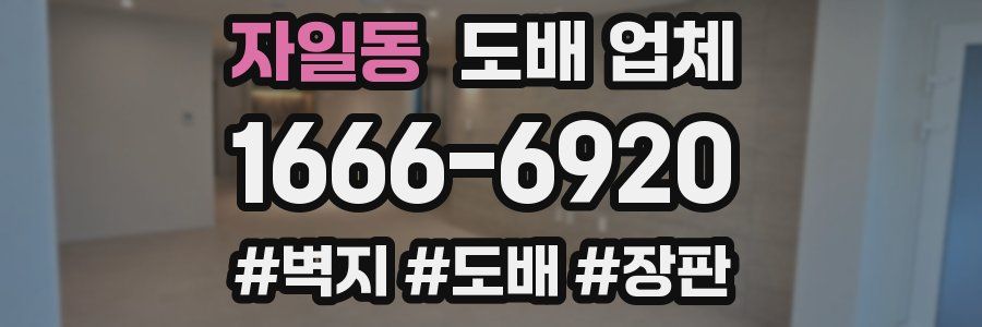 자일동 도배 업체