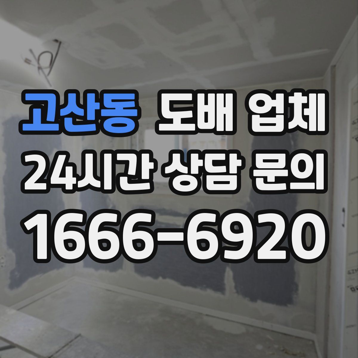 고산동 도배 업체