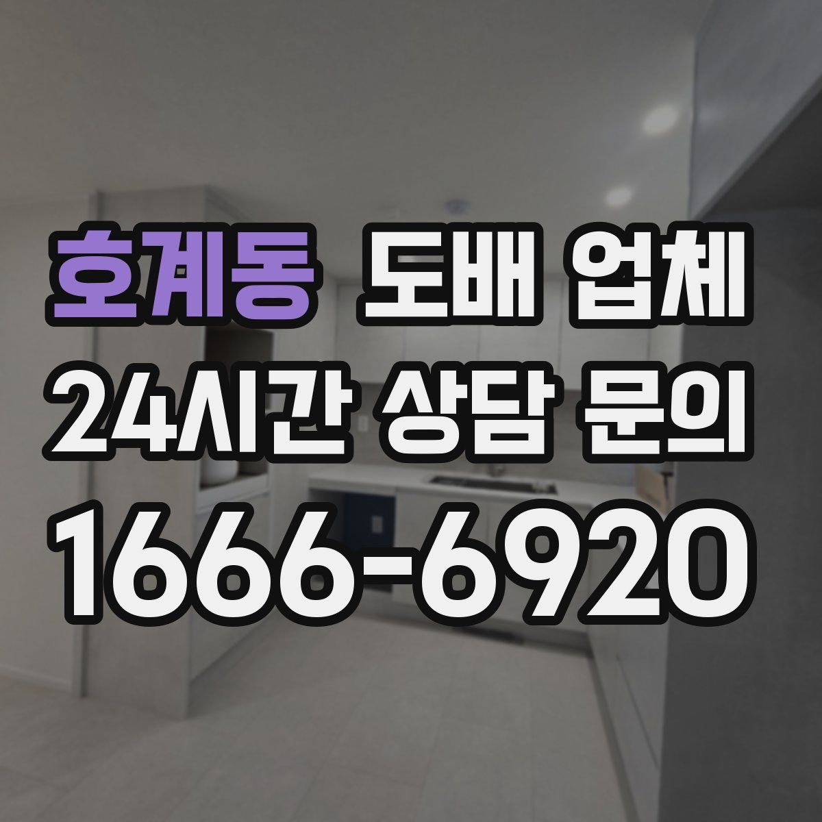 호계동 도배 업체