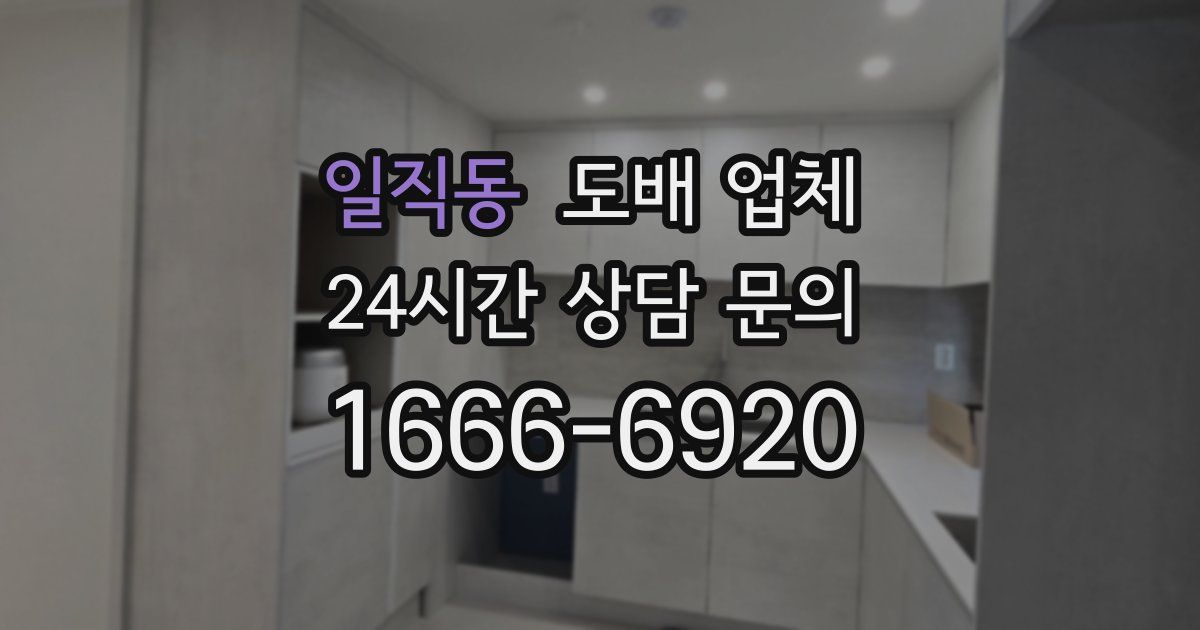 일직동 도배 업체