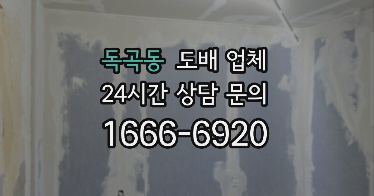 독곡동 도배 업체
