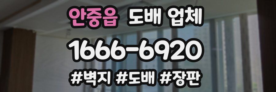 안중읍 도배 업체
