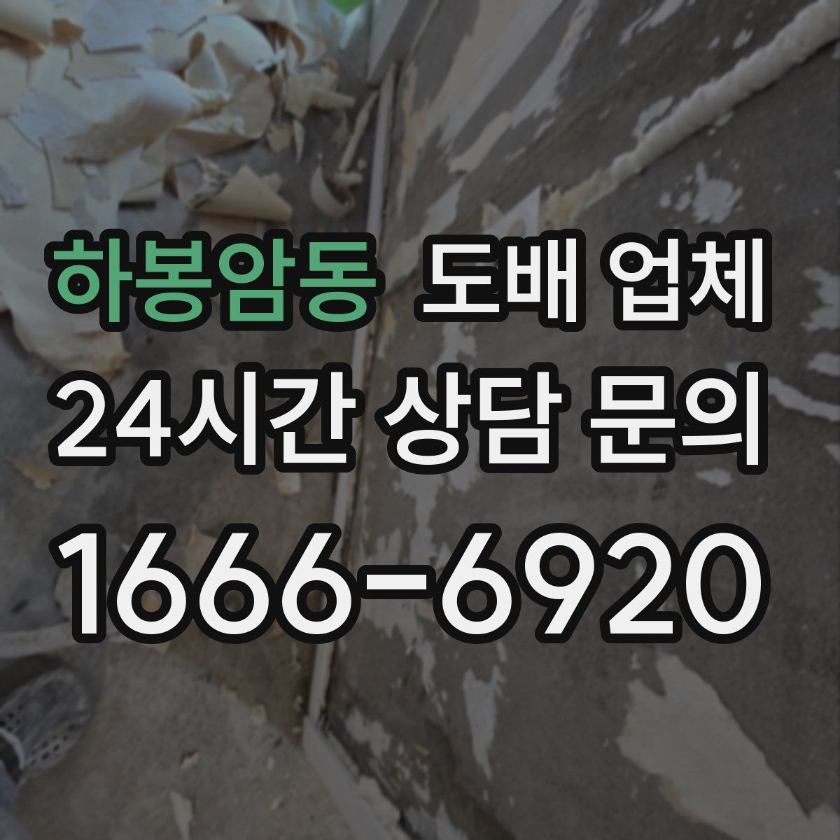 하봉암동 도배 업체