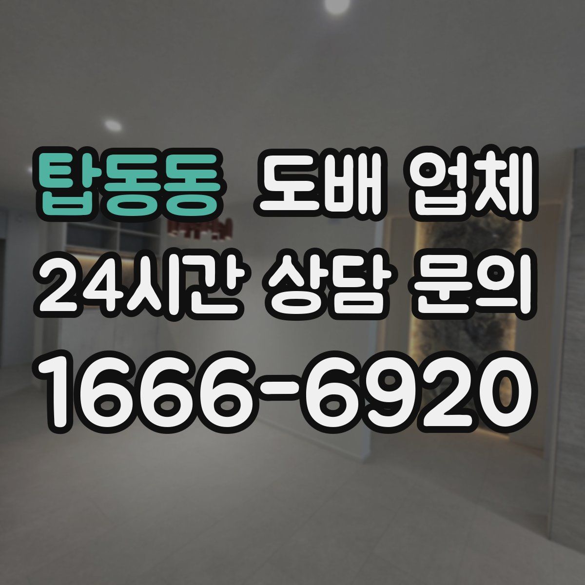 탑동동 도배 업체