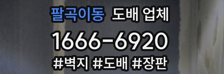 팔곡이동 도배 업체