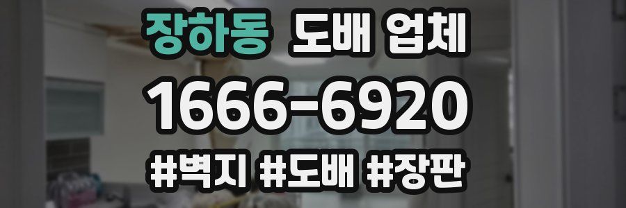 장하동 도배 업체