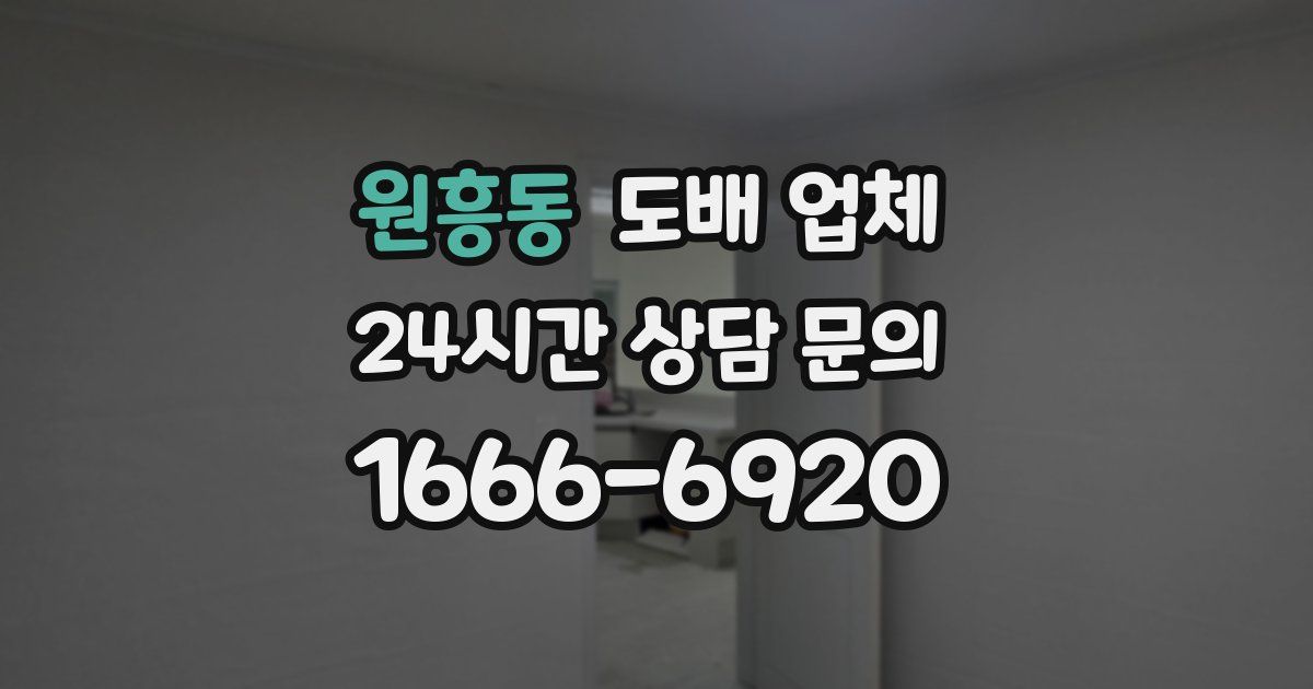 원흥동 도배 업체