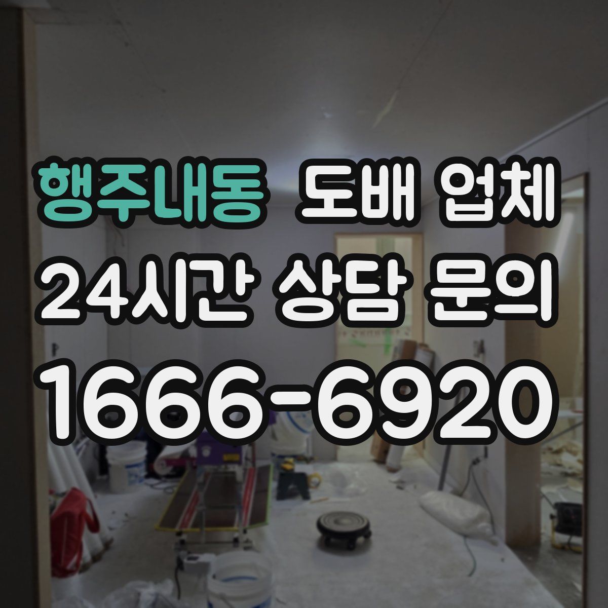 행주내동 도배 업체