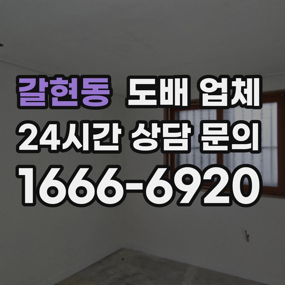 갈현동 도배 업체