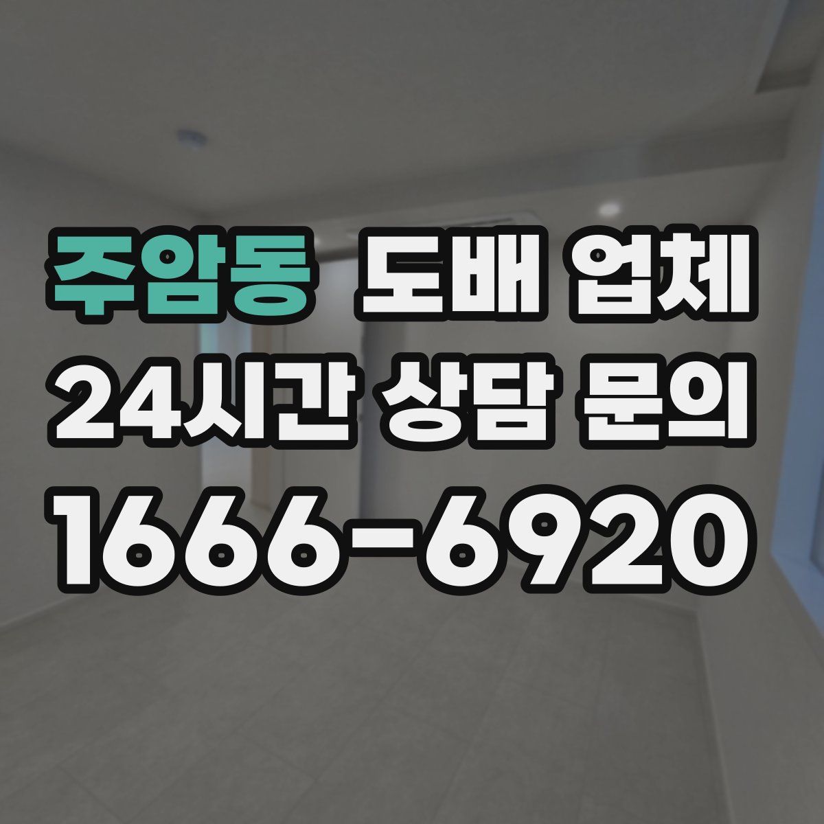 주암동 도배 업체