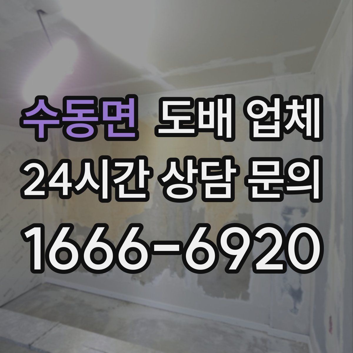 수동면 도배 업체