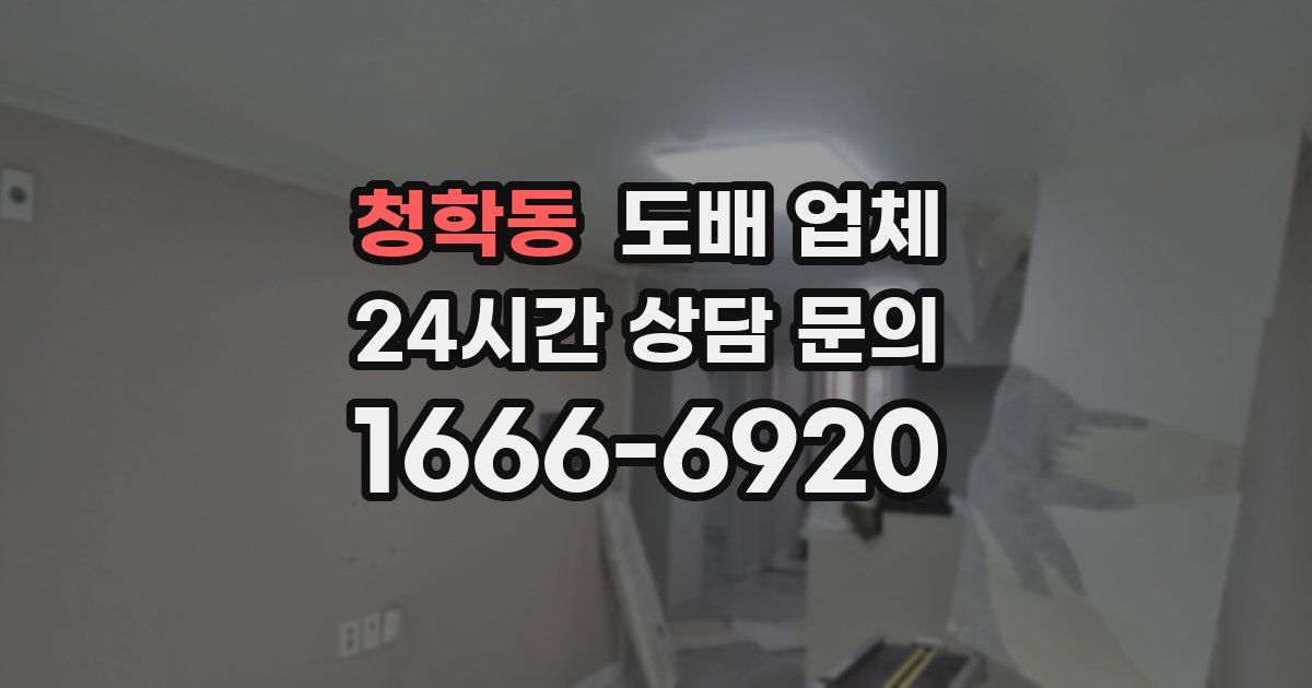 청학동 도배 업체