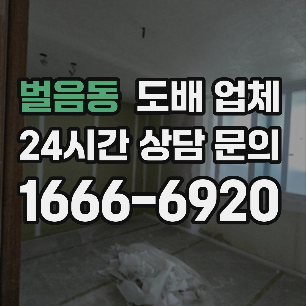 벌음동 도배 업체