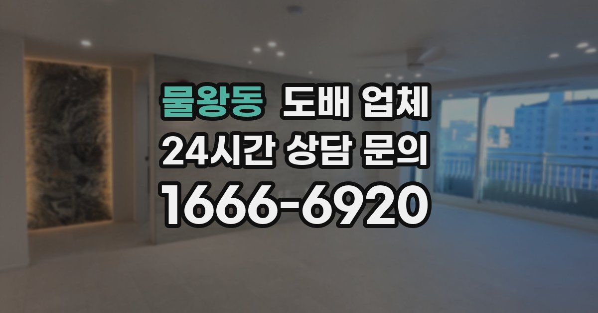 물왕동 도배 업체