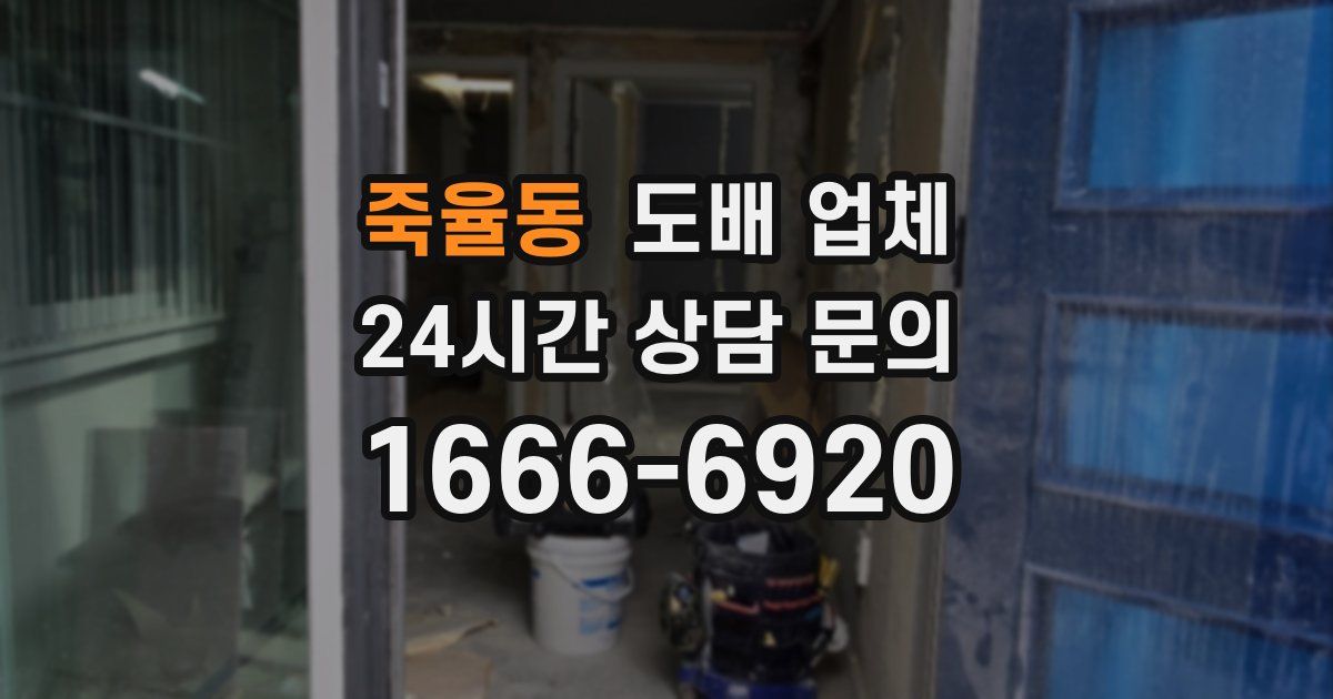 죽율동 도배 업체